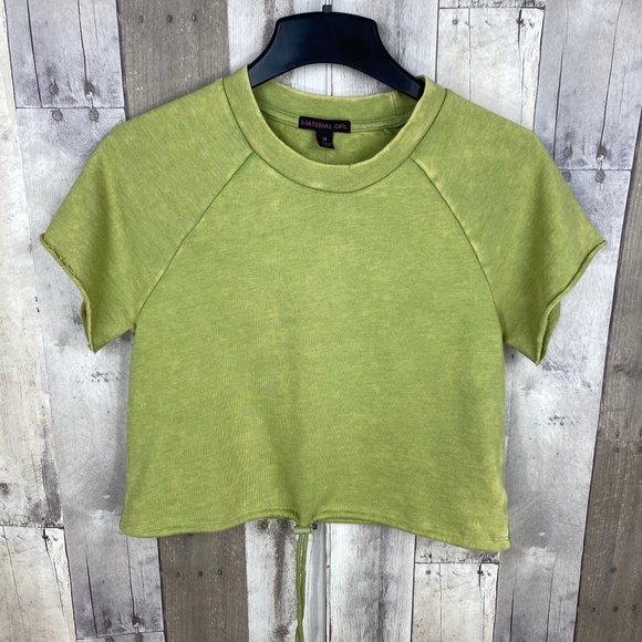 Material Girl Womens Bungee Tie Pullover T-shirt - Picture 2 of 9